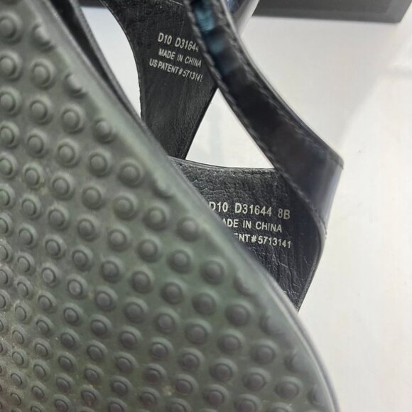 Cole Haan Air Thong Sandals Buckle Strap Black Leather 8B - Picture 11 of 12